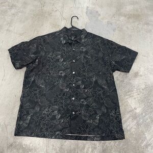 Van Heusen Black Floral Men's Shirt